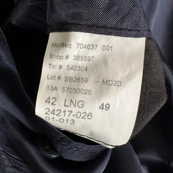 Brooks Brothers Saxxon 1818 Madison Men Classic Blazer Sz L 42 W 36 Made in USA